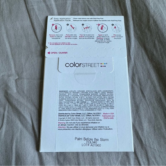 *Retired* Color Street: Palm Before the Storm | Tropical Summer Beach Palm Tree - Picture 3 of 12